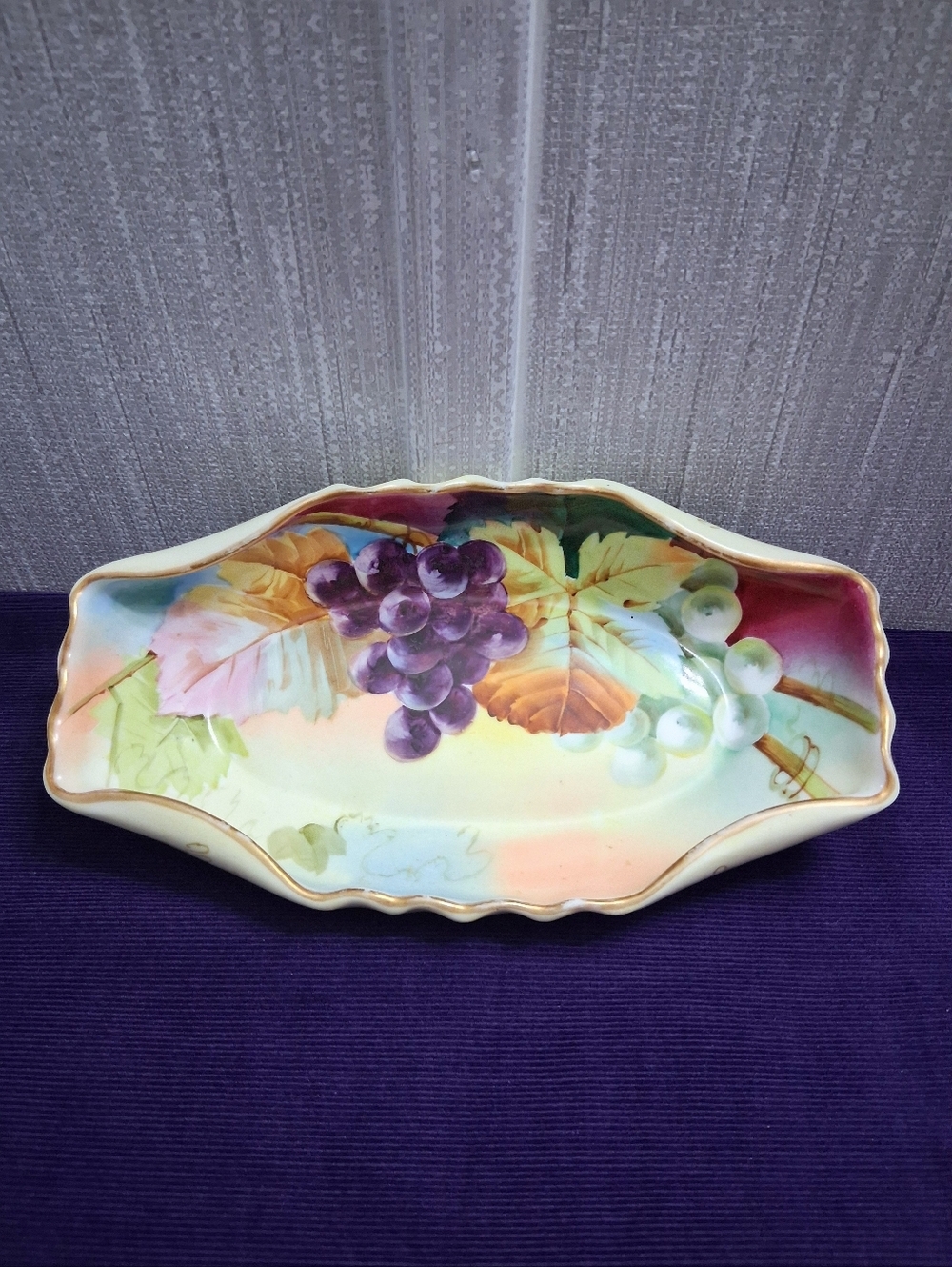 Antique Porcelain Trinket Jewelry Dish Vanity Tray Hand-painted Vienna Austria - Picture 5 of 15